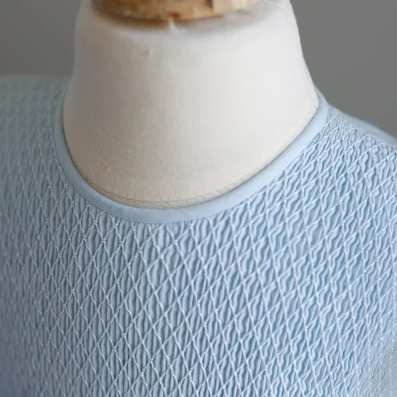 Strasburg Dress Hand Smocked Blue Special Occasion Mint Condition LOVELY - Picture 3 of 10